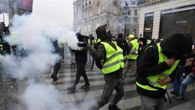 Photo of فرنسا.. محتجو السترات الصفراء يتظاهرون في العاصمة باريس