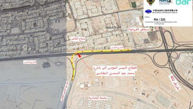 Photo of الطرق افتتاح مدخل إلى جامعة الشدادية من الدائري السادس غدًا