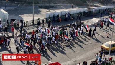 Photo of مظاهرات العراق: شيوخ العشائر يقفون بين المحتجين والقوى الأمنية